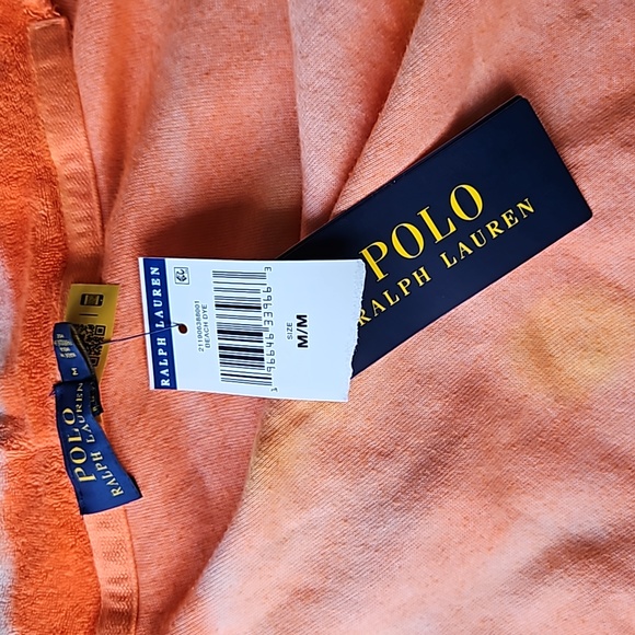 NWT• POLO Ralph Lauren Tie-Dye Cropped Hoodie - Picture 5 of 8